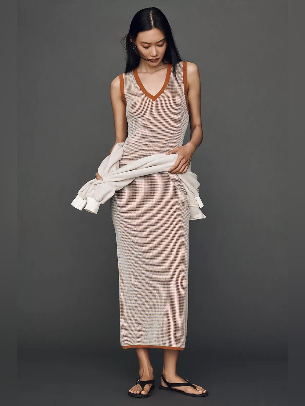NWT Varley Albane 100% Cotton Midi Dress